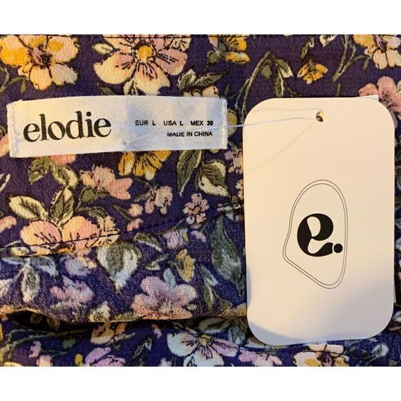 Elodie Floral Print Side Cutout Mini Skirt - Picture 7 of 9